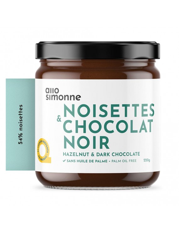 Tartinade Noisettes 56 % chocolat noir