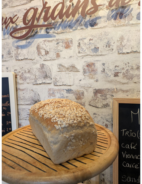 Pain avoine et miel au levain