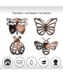 A! Sous-verres, Porte chandelles ou Ornements décoratifs: Insectes Collection 4-Pcs