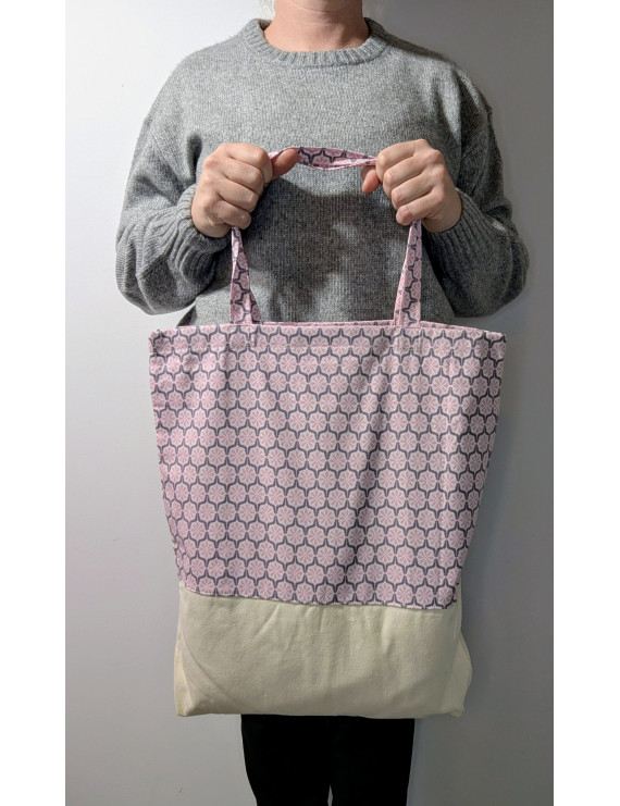 Sac réutilisable 50 Cinquante - jolie rose