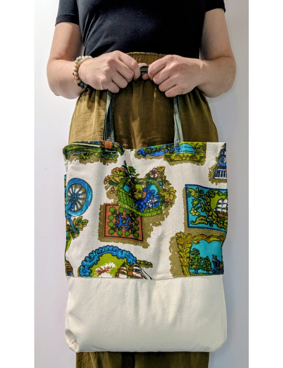 Sac réutilisable 50 Cinquante-récolte d'antan
