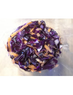 Chopped Red Cabbage with or without carrots – organic
