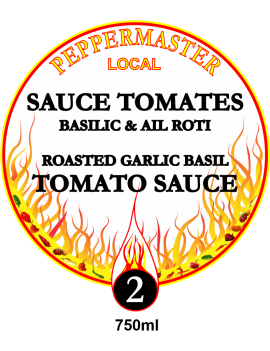 Peppermaster Local Sauce Tomate, basilic, ail roti no 2