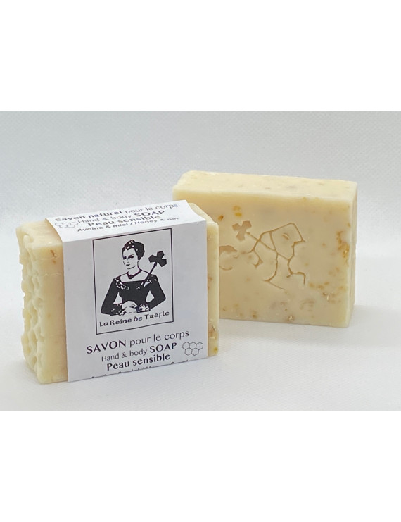 Savon avoine et miel - peau sensible