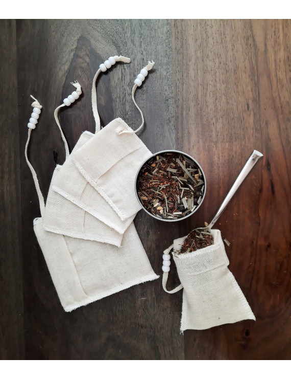 Sachets de thé réutilisable pour infusion et thés – Les jardins d'Aissa