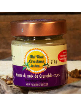 Beurre de noix de Grenoble crues 210g