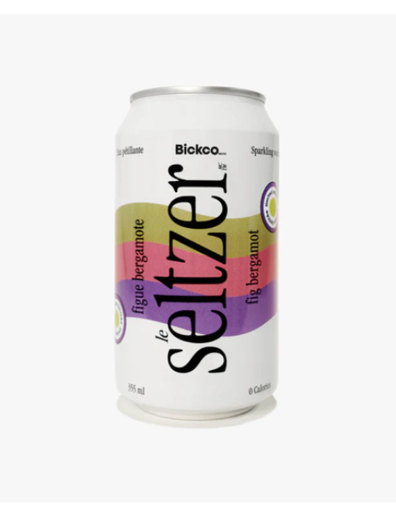 Seltzer figue bergamote
