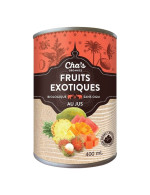 Fruits exotiques en boîte